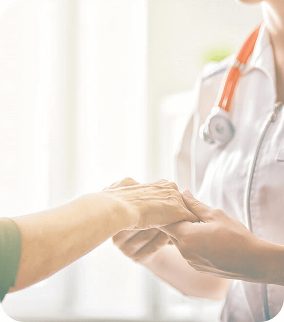 Doctor Holding patient hand